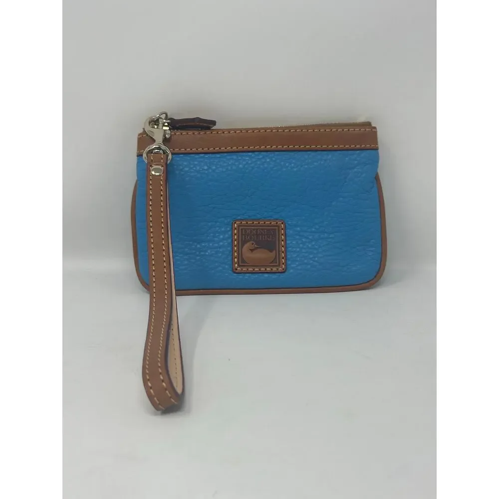 Dooney & Bourke Azure Pebble Leather Hobo w/Cotton Lining  (selling as is) - Picture 5 of 16